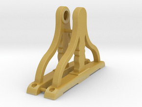 Ship's Wheel Supports 1:24 scale in Tan Fine Detail Plastic