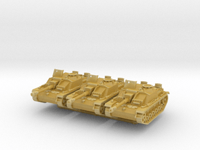 StuG III G mid (x3) 1/220 in Tan Fine Detail Plastic