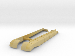 Tiger II Side Skirts set 1/87 in Tan Fine Detail Plastic