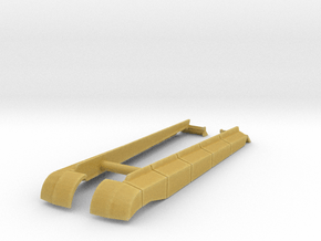 Tiger II Side Skirts set 1/72 in Tan Fine Detail Plastic