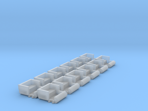 SCRAMBLER TUB12 PACK  in Clear Ultra Fine Detail Plastic