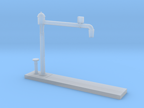 Z Scale Water Crane Model Variant B in Clear Ultra Fine Detail Plastic