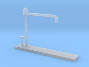 Z Scale Water Crane Model Variant C in Clear Ultra Fine Detail Plastic