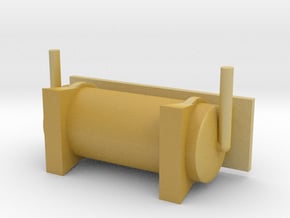 N Scale PRR L1 Front Air Cylinder in Tan Fine Detail Plastic