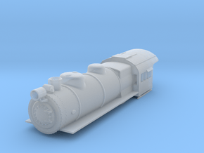 PRR E6 S Scale Boiler and Cab Shell in Clear Ultra Fine Detail Plastic