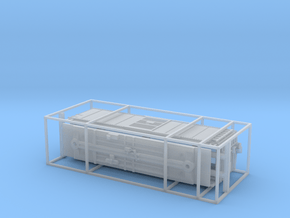 N Scale PRR X29B Boxcar Coarse Details w/ cage in Clear Ultra Fine Detail Plastic