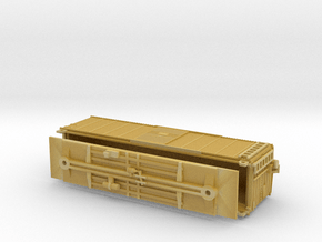 PRR X29B Boxcar Coarse Details No Cage N scale in Tan Fine Detail Plastic