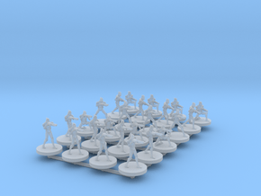 10mm Phase 1 Clone Troopers (24) in Clear Ultra Fine Detail Plastic