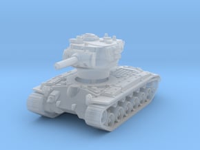 M45 Pershing (no skirts) 1/87 in Clear Ultra Fine Detail Plastic