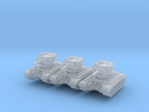 M45 Pershing (skirts) (x3) 1/200 in Clear Ultra Fine Detail Plastic