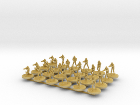 10mm Phase 2 Clone Troopers (24) in Tan Fine Detail Plastic