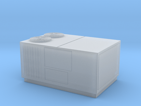 HO Scale Rooftop HVAC Unit in Clear Ultra Fine Detail Plastic