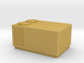 O Scale Rooftop HVAC Unit in Tan Fine Detail Plastic