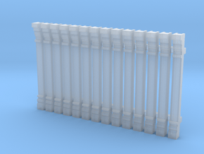 Pilaster, HO scale x 14 in Clear Ultra Fine Detail Plastic