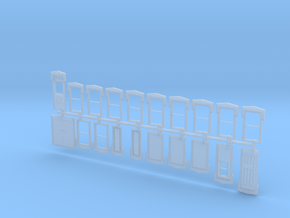 NYC Lake City Depot Doors and Windows - 2017 versi in Clear Ultra Fine Detail Plastic