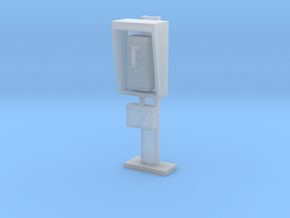 Phone Booth in 1:35 scale in Clear Ultra Fine Detail Plastic