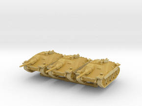 Jagdpanzer 38(t) late Skoda (x3) 1/200 in Tan Fine Detail Plastic