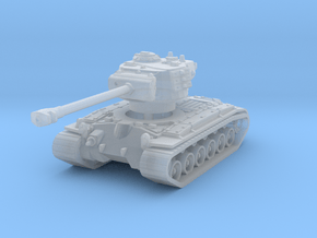 T-26E5 Pershing (no skirts) 1/87 in Clear Ultra Fine Detail Plastic