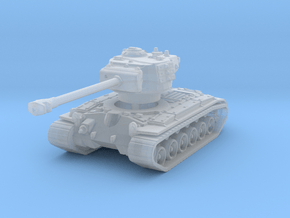T-26E5 Pershing (no skirts) 1/144 in Clear Ultra Fine Detail Plastic