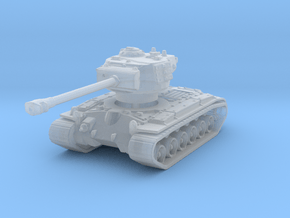 T-26E5 Pershing (no skirts) 1/285 in Clear Ultra Fine Detail Plastic