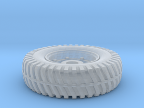 Humber Armored Car Tire 1:24 Scale in Clear Ultra Fine Detail Plastic