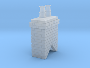 Chimney Stack 1 OO Scale in Clear Ultra Fine Detail Plastic