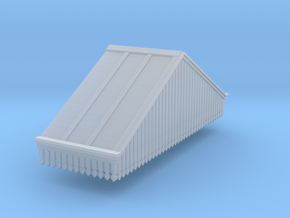 Platform Canopy Section 3 RH - N Scale in Clear Ultra Fine Detail Plastic