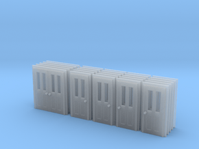 Door Type 6 And 7 - Bulk Pack - N in Clear Ultra Fine Detail Plastic