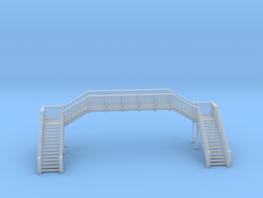 Lattice Footbridge -  1:87 H0 Scale in Clear Ultra Fine Detail Plastic