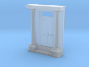 Entrance Portico N Scale in Clear Ultra Fine Detail Plastic