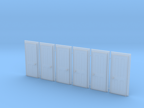 Door Type 5 HO Scale X 6 in Clear Ultra Fine Detail Plastic