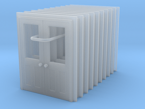 Door Type 11 X 10 HO Scale in Clear Ultra Fine Detail Plastic