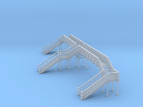 Footbridge Type 4 in Clear Ultra Fine Detail Plastic