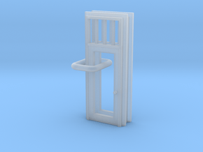 SP Door Type 3 x 2 scaled in Clear Ultra Fine Detail Plastic