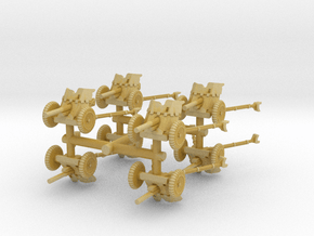 3.7 cm Pak 36 (deployed) (x8) 1/220 in Tan Fine Detail Plastic