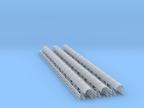 N Scale Mining Conveyor Covered with Walkway in Clear Ultra Fine Detail Plastic