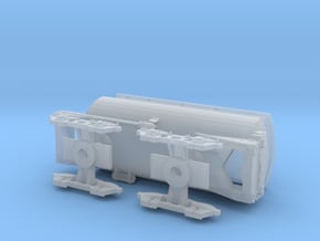 Wasserwagen Dampfkran Spur N in Clear Ultra Fine Detail Plastic