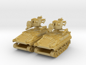2x Flugabwehrpanzer Roland 1:200 in Tan Fine Detail Plastic