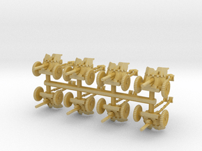 3.7 cm Pak 36 (transport) (x8) 1/220 in Tan Fine Detail Plastic