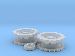 A30 Challenger correct Sprocket 1:35 scale in Clear Ultra Fine Detail Plastic