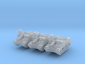 M7 Priest early (Sandshields) (x3) 1/200 in Clear Ultra Fine Detail Plastic