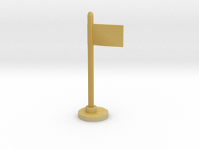 Flag Stand in Tan Fine Detail Plastic