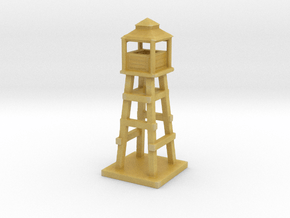 1/285 Watch Tower/Labor Camp Game Pieces in Tan Fine Detail Plastic