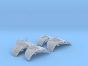 Glider Group Set: 1/270 scale in Clear Ultra Fine Detail Plastic