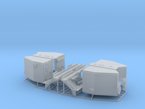 IDF M2 External Fueltanks (1:35) (2x) in Clear Ultra Fine Detail Plastic