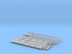 M3/M3A1 halftrack parts (1/16) in Clear Ultra Fine Detail Plastic