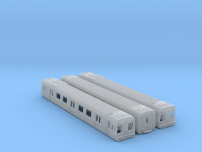 Comeng 3 Car Set - N Scale in Clear Ultra Fine Detail Plastic