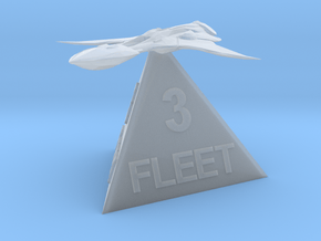 Xindi Fleet 3 in Clear Ultra Fine Detail Plastic