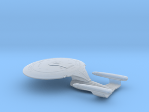Federation of Planets - Enterprise D in Clear Ultra Fine Detail Plastic