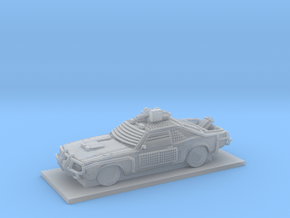 Muscle Police Car in Clear Ultra Fine Detail Plastic